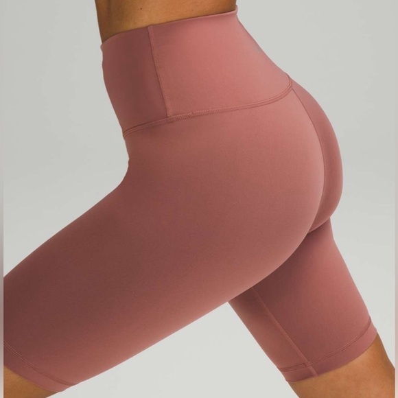 Lululemon Wunder Train High Rise Activewear Athletic Short 8" / Spiced Chai Sz 2 - Picture 2 of 10